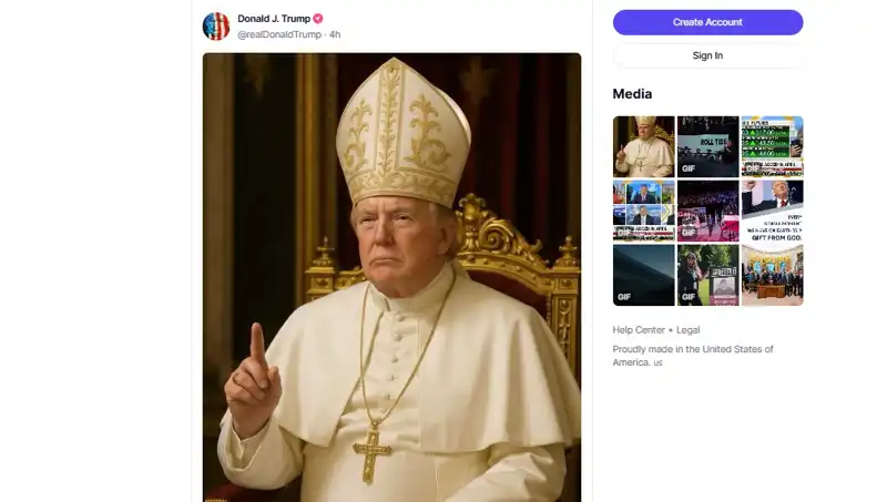 Trump, Papalık ile İlişkilerini Güçlendiriyor: Kendi Fotoğrafını Paylaştı