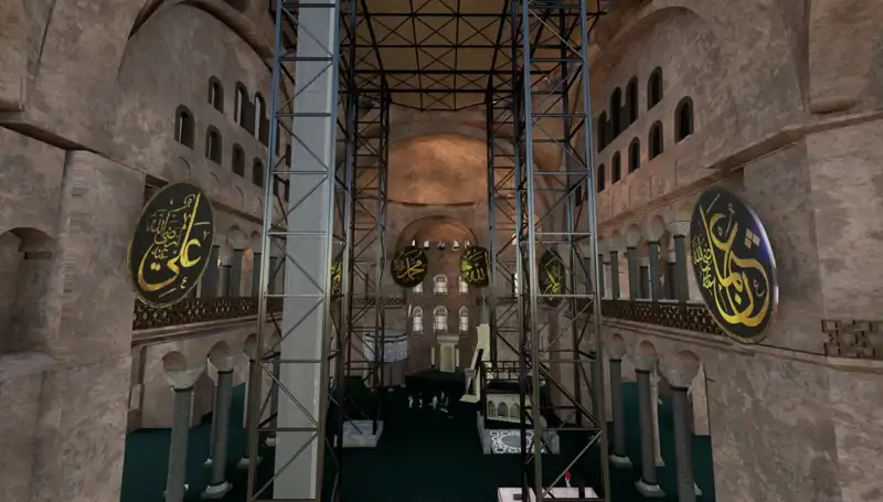 Ayasofya'da Tarihi Restorasyon Çalışmaları Başladı: Geçmişle Gelecek Buluşuyor