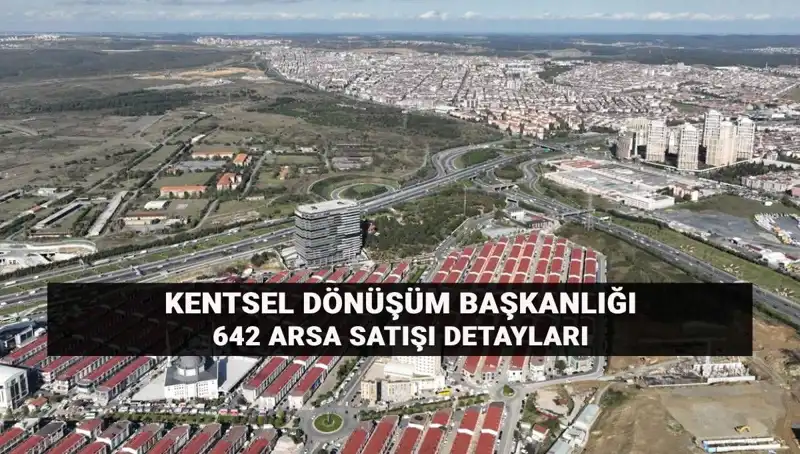 Kentsel Dönüşüm Başkanlığı’ndan 642 Arsa Satışı: Açık Artırma Detayları