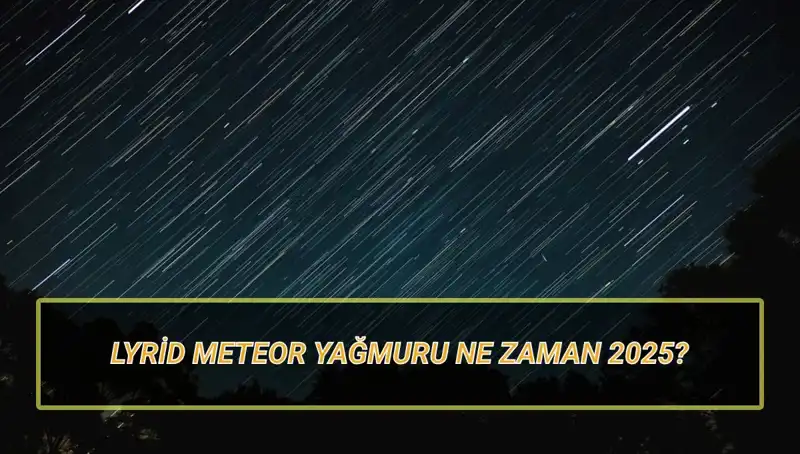 2025 Lyrid Meteor Yağmuru: Türkiye'den Görme Şansı ve Tarihleri