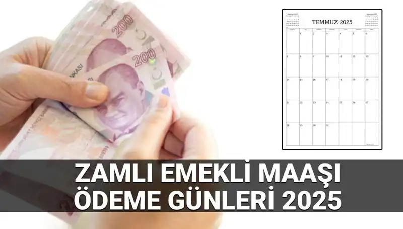 2025'te Zamlı Emekli Maaşları: Ödeme Günleri ve Farklar