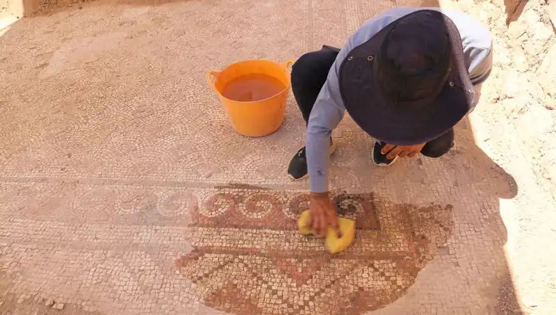 Mardin’de 1500 Yıllık Tarihi Mozaik Keşfi: Geçmişin İzleri Gün Yüzüne Çıktı