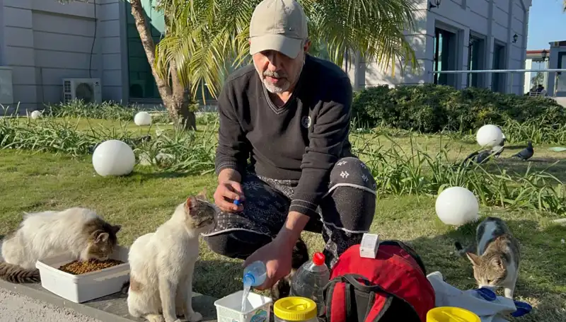59 Yaşındaki Adamın Günde 8 Kilometre Yürüyüşü Takdir Topladı: Merhametiyle Dikkat Çekti