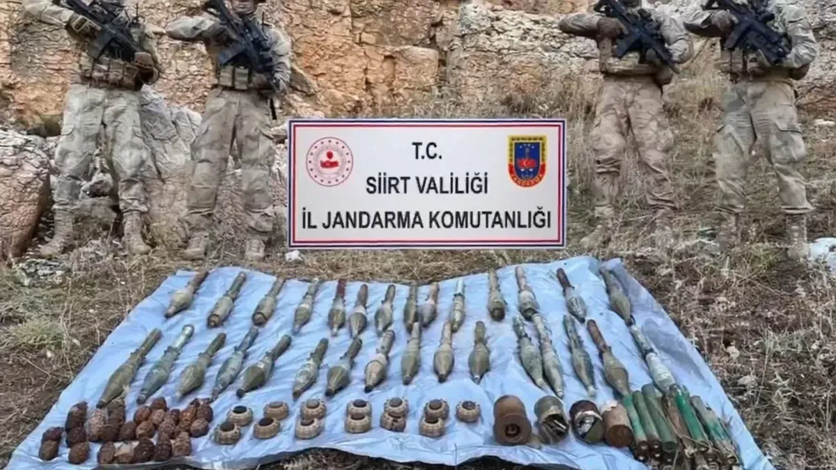 PKK’ya Büyük Darbe: 661 Kilogram Patlayıcı Ele Geçirildi, Mağaralar İmha Edildi