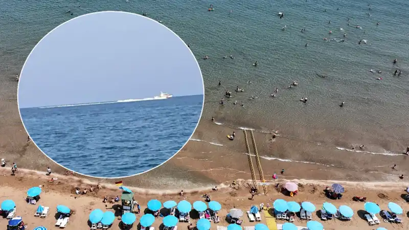Tatile Gidenler Dikkat! Plajda Köpek Balığı İhbarı Tüm Sahili Boşaltıdı