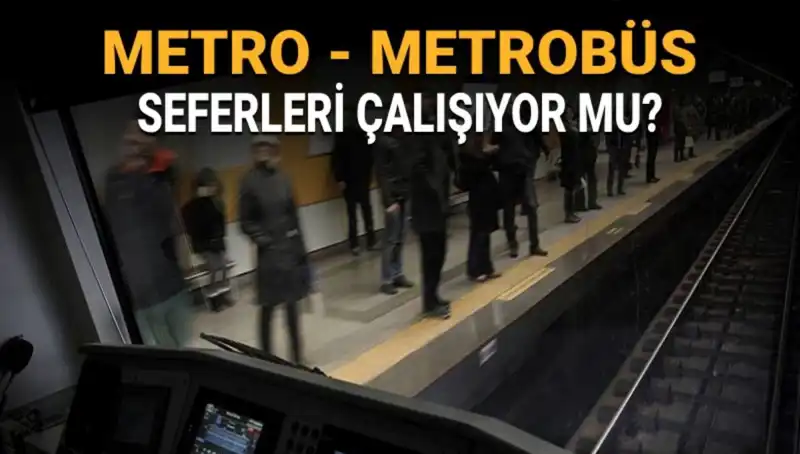 İstanbul'da Bugün Metrobüs ve Metro Seferleri Nasıl? İşte Son Durum!