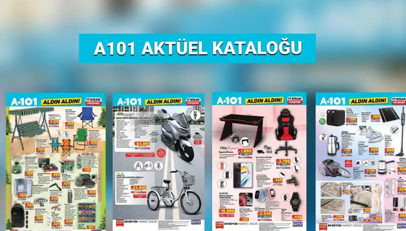 A101 Market 17-24 Nisan Kataloğu: Ütüden Halıya Her Şey Burada!
