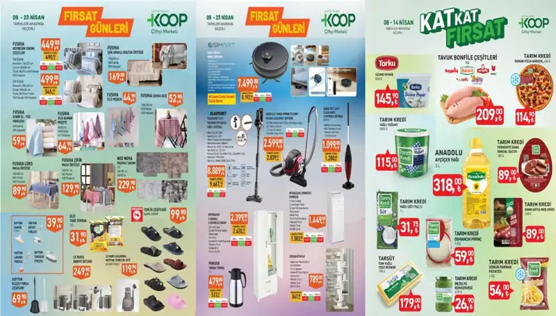 Tarım Kredi KOOP Marketleri Nisan İndirimleri ile Alışveriş Listenizi Yenileyin