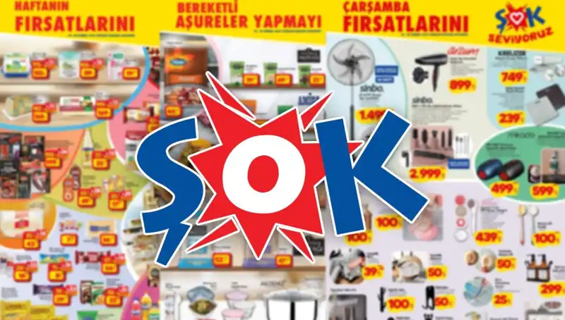 ŞOK Marketlerde 2-8 Temmuz Haftasına Özel Aktüel Ürünler Listesi