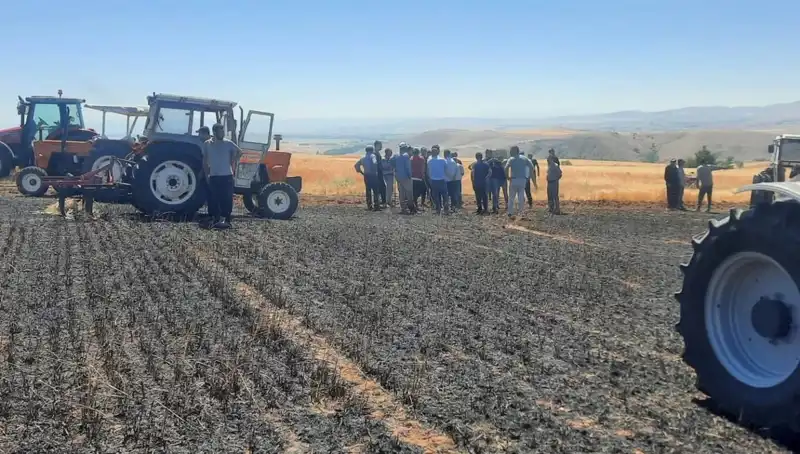 Yozgat'ta Sıcak Hava Dalgası 100 Dönüm Tarımı Tehdit Etti