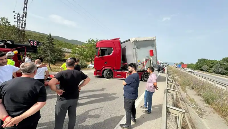 Seyir Halindeyken Arı Soktu: Sürücü Şoka Girdi, Trafik Kilitlendi