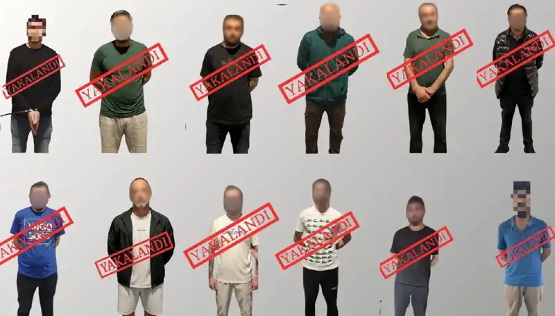 Ulusal Seviye Kırmızı Bültenle Aranan 12 Kişi Türkiye’de Yakalandı