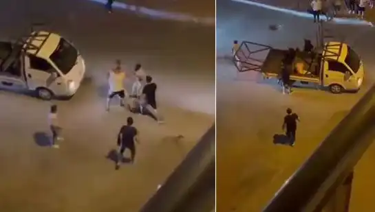 Bursa'da Taciz Şüphelisine Vatandaşlardan Meydan Dayağı
