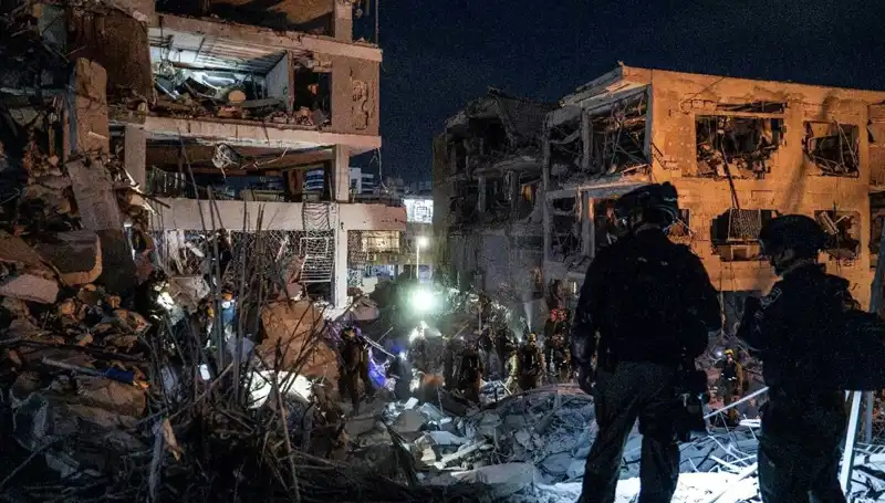 İran'ın İsrail'e Yönelik Saldırısının Ardından 22 Bina Acil Yıkımda
