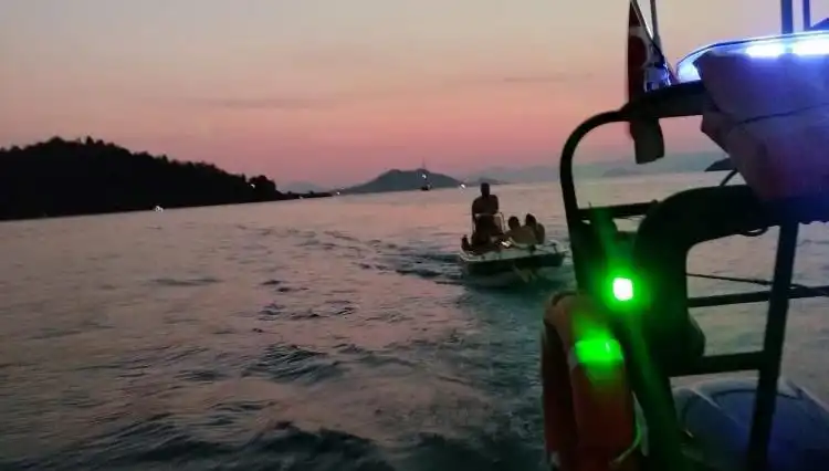 Fethiye Açıklarında Sürüklenen Tekne Faciasında 4 Kişi Kurtarıldı